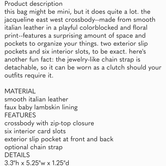 Kate Spade Jacqueline wallet on chain crossbody - Picture 8 of 8